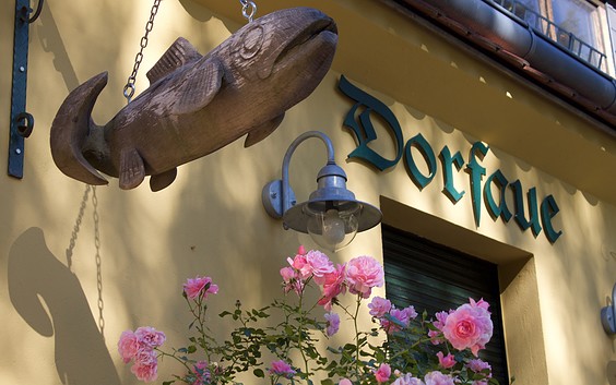 Löcknitz-Forelle - Fischrestaurant Dorfaue in Schöneiche, Foto: Alexandra Pohnke