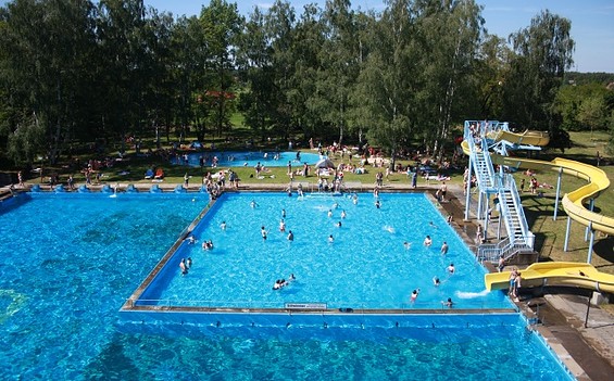 Freibad Finsterwalde - Schwimmstadion der Freundschaft