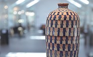 Fayence Vase Goldmedaille Weltausstellung Paris 1937, Foto: Museum