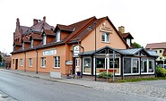 Außenansicht der Pension Storchenklause