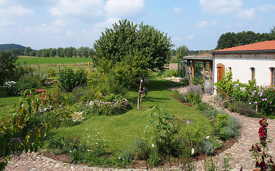 Außenansicht aus der Gästewohnung "fermate", Foto: Klaus Böhm