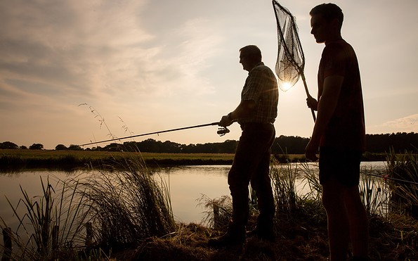 Angler im Seenland Oder-Spree, Foto: Florian Läufer