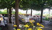 The restaurant terrace, photo: Restaurant on Pfingstberg