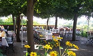 The restaurant terrace, photo: Restaurant on Pfingstberg