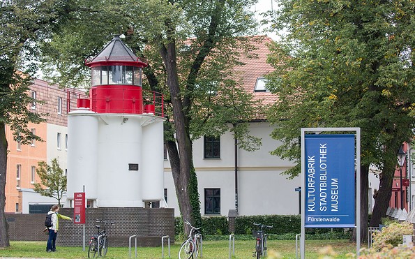 Museum mit Leuchtturm in Fürstenwalde/Spree, Foto: Florian Läufer