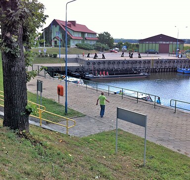Slubice boat and passenger boat mooring