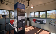 Ausstellung im Grenzturm, Foto: Stadtarchiv Henningsdorf / Fotograf Frank Liebke