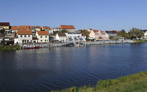 Anlegestelle Bollwerk - am Fuße der Fürstenberger Altstadt, Foto: Christin Drühl