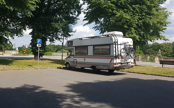 Wohnmobilstellplatz am Gutenbergplatz, Foto: Diana Priel