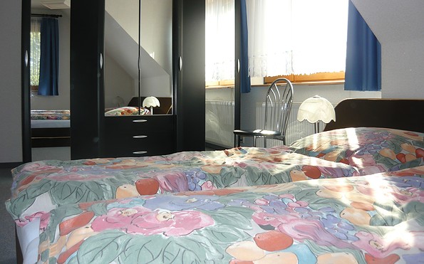 Schlafzimmer in der Ferienwohnung Garmatz, Foto: Familie Garmatz