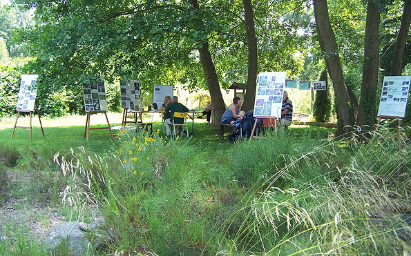Malen im Biogarten, Foto: Tourismusverband Dahme-Seen e.V.