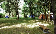 Romantischer Campingplatz mit Blick auf die Havel