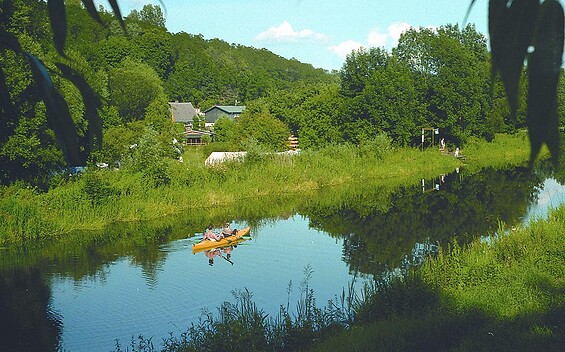 Blick auf den Campingplatz