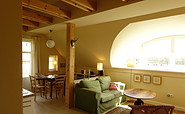 Wohnraum mit Küche, Foto: Landhaus Arcadia