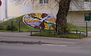 Blumenuhr in Erkner, Foto: Stadt Erkner
