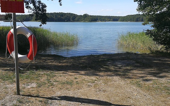 Bathing Area at Lake Zootzensee in Zechlinerhütte