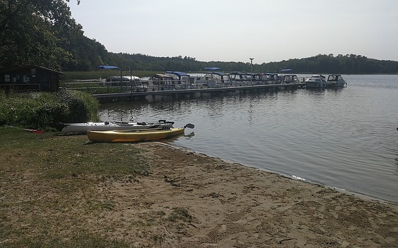 Bathing Area at Lake Haussee in Himmelpfort-Pian