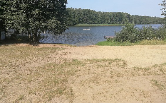 Bathing Area at Lake Moderfitzsee in Himmelpfort
