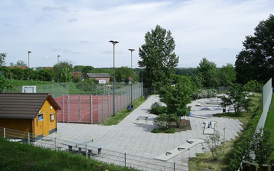 Freizeitgelände am Schwaren See in Falkenhagen (Mark), Foto: Angelika Voigt