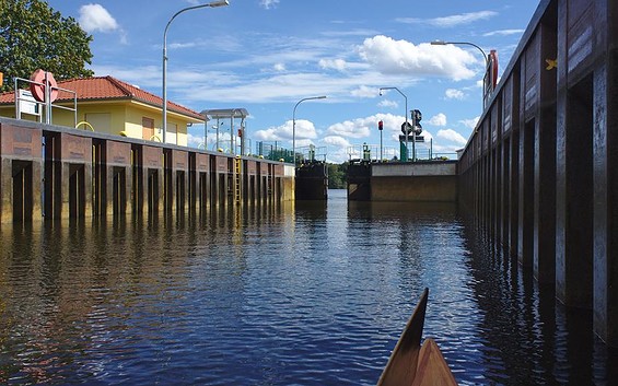 Schleuse Fürstenberg, Foto : Flussinfo.net