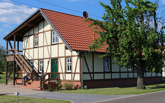 Oderbruchhütte in Neulewin Aussenansicht
