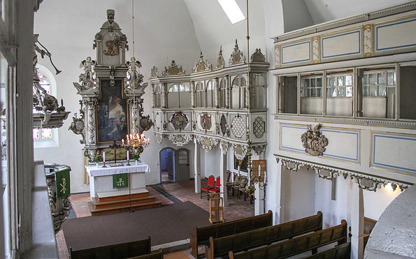 Blick auf den Altar der Deutschen Kirche, Foto: Markus Graf