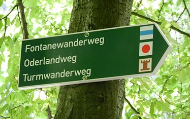 Wegeschilder, Foto: NaturFreunde Oberbarnim-Oderland e.V.