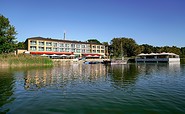 Blick auf den See im Sommer, Foto: Seehotel Berlin-Rangsdorf