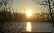 Sonnenuntergang am Rammoltsee, Seelenheil auch an kalten Tagen; Foto: TEG