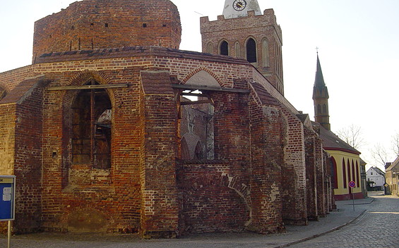 Ruine der Stadtkirche, Foto: TEG