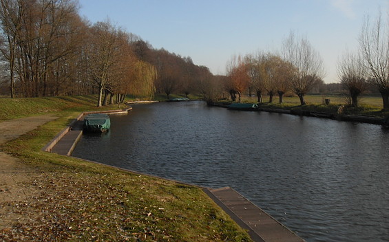 Das Hafengelände von Alt Zauche, als Ausgangspunkt für die Hochwaldtouren, Foto: TEG