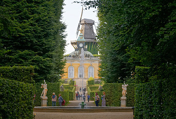 Historic Mill at Sanssouci Park