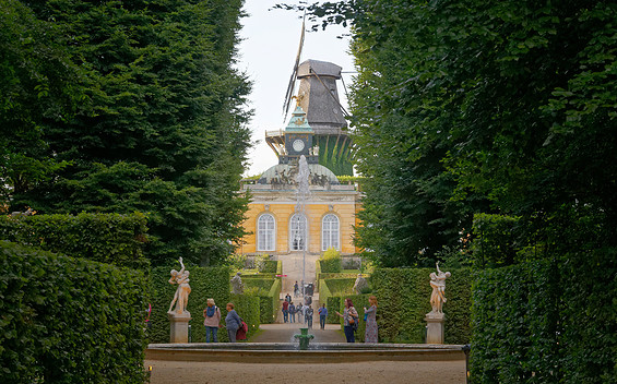 Historic Mill at Sanssouci Park, Photo: PMSG/SPSG André Stiebitz