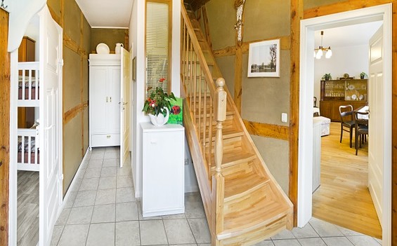 Eingangsbereich der Ferienwohnung Zur Breiten Karthane