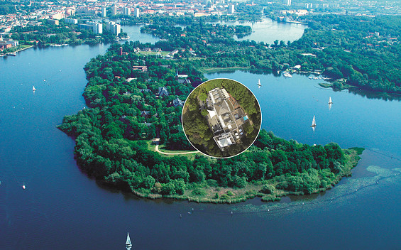 INSELHOTEL Potsdam - Luftbild
