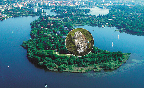 INSELHOTEL Potsdam - Luftbild