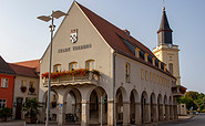 Rathaus Trebbin in der Seitenansicht, Foto: TMB-Fotoarchiv/ScottyScout