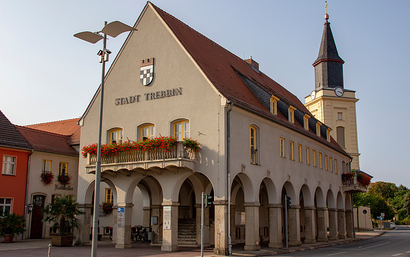 Rathaus Trebbin in der Seitenansicht, Foto: TMB-Fotoarchiv/ScottyScout