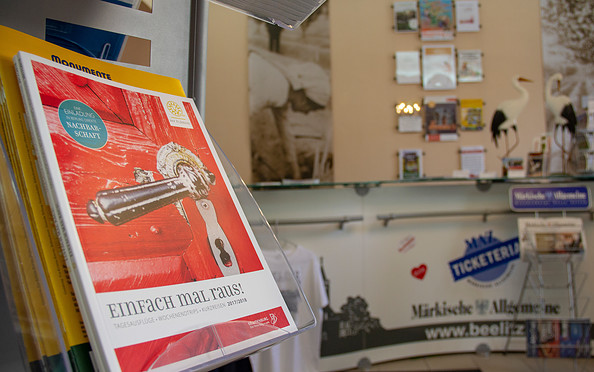 In der Tourist-Information Beelitz, Foto: TMB-Fotoarchiv/ScottyScout