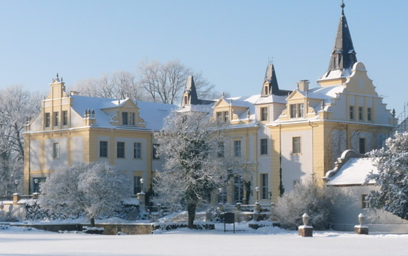Schloss und Gut Liebenberg im Winter, Foto: Schloss und Gut Liebenberg