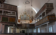 Innenraum mit Blick auf die Orgelempore, Foto: TMB-Fotoarchiv/ScottyScout