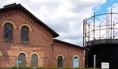 Technisches Denkmal Gaswerk Neustadt (Dosse) - Blick in das Ofenhaus