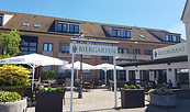 Biergarten im Komforthotel Großbeeren, Foto: KomfortHotel