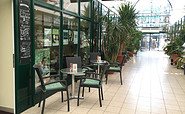 Café Amadeus in der Grünen Passage in Blankenfelde; Foto: Tourismusverband Fläming e.V.