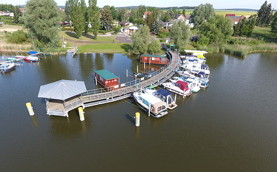 Seebrücke Radewege, Foto: BBG GmbH/Marina Beetzsee