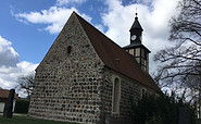 Ostgiebel Dorfkirche Glasow, Foto: Tourismusverband Fläming e.V.