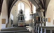 Altar und Kanzel Stadtkirche St. Nikolai Kremmen, Foto: TMB K. Lehmann