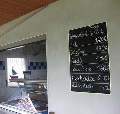Fischverkauf Seenfischerei Trellert, fishery & shop