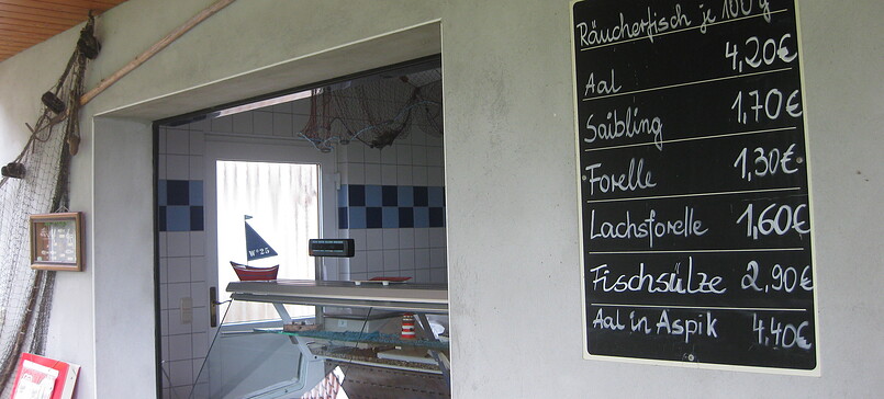 Fischverkauf Seenfischerei Trellert, fishery & shop