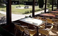 Terrasse, Foto: Schullandheim Burg